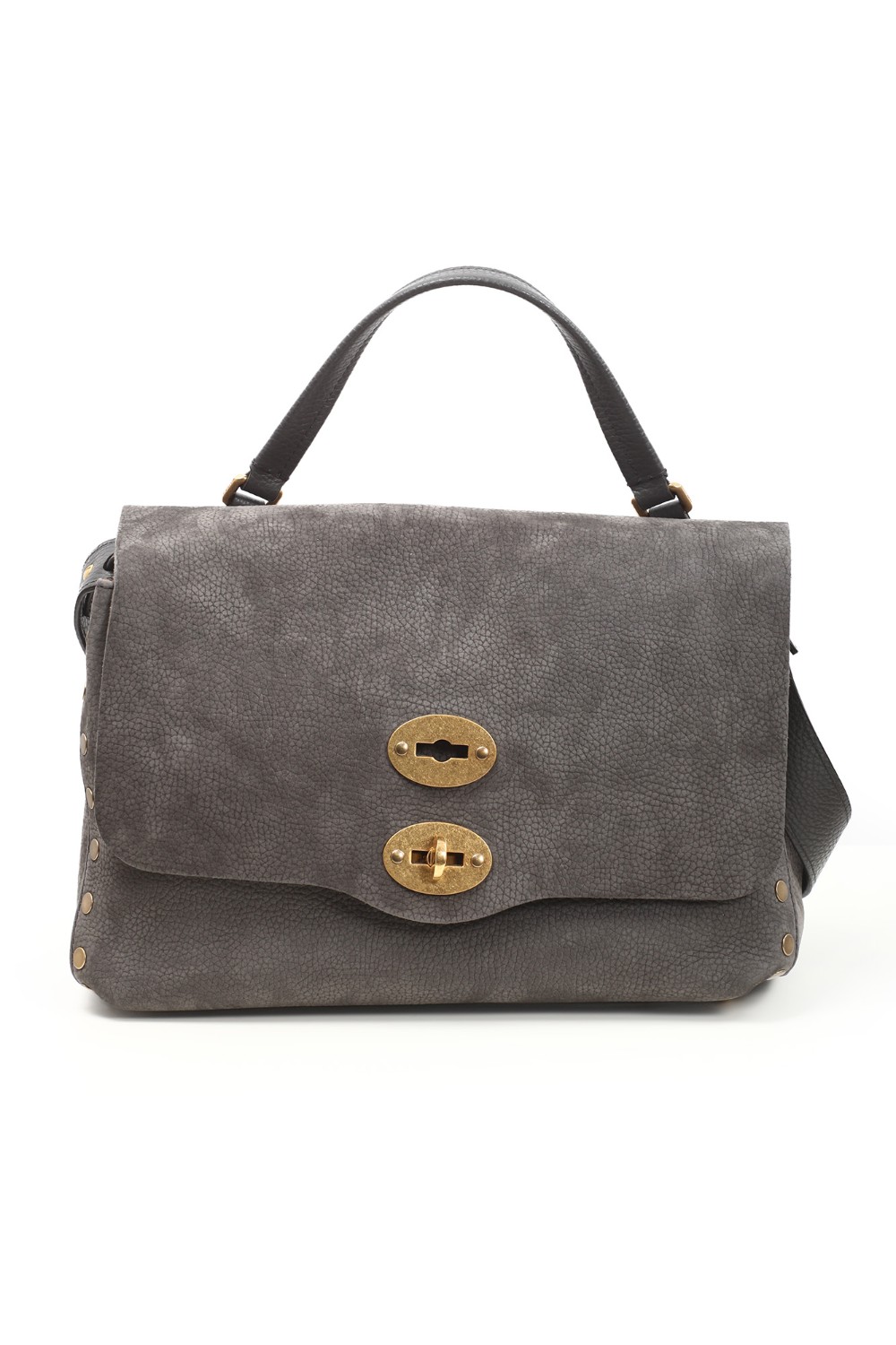 shop ZANELLATO  Borsa: Zanellato borsa small in pelle Nabuk.
Texture supersoft, granulosa e morbida.
Silhouette essenziale impreziosita dai riflessi della doppia chiusura a girello e delle borchie laterali. 
Lo spazio interno è sfoderato, dotato di una tasca. 
La tracolla in pelle regolabile aggiunge un tocco di versatilità a questa borsa piccola firmata Zanellato.
Dimensioni: Larghezza 29 cm, altezza 20 cm, profondità 15 cm, luce del manico 7 cm.
Composizione: 100% pelle di vitello.
Made in Italy.. 068090 S 0070000-Z0105 number 8358868